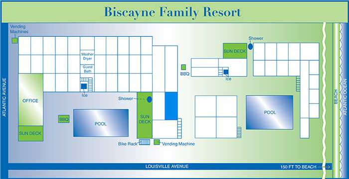 Biscayne rooms map