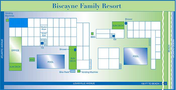 Biscayne rooms map