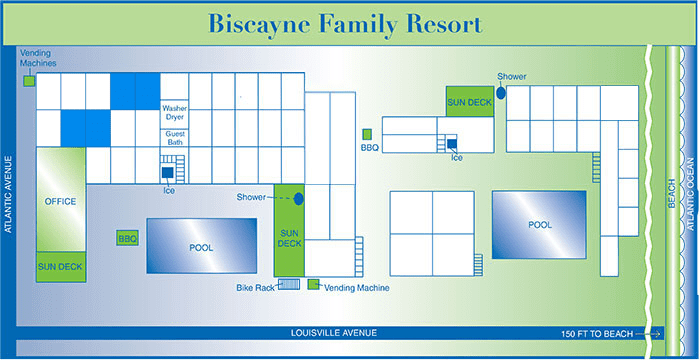 Biscayne rooms map