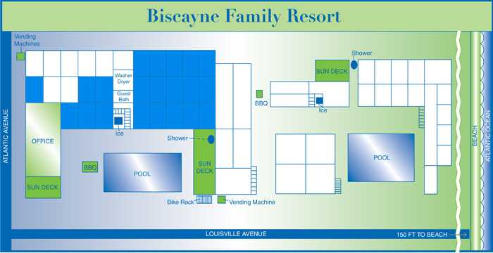 Biscayne rooms map