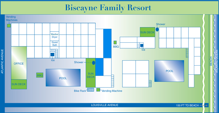 Biscayne rooms map