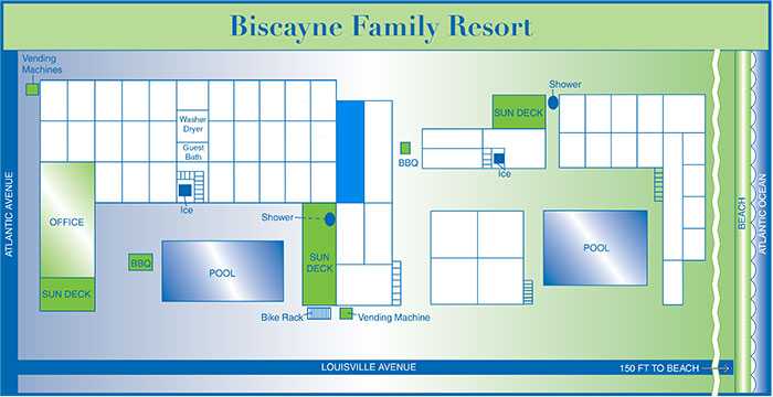 Biscayne rooms map