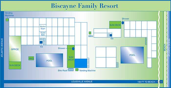 Biscayne rooms map