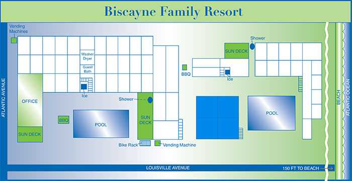 Biscayne rooms map