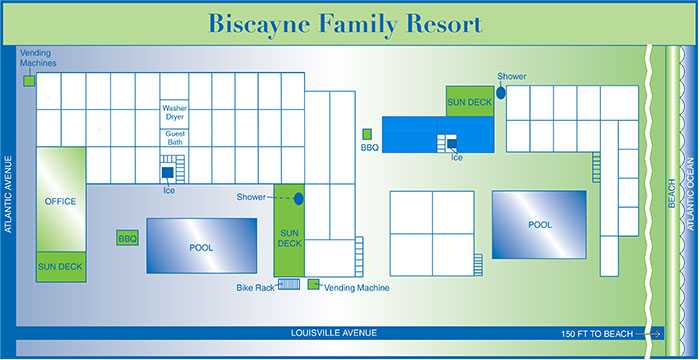 Biscayne rooms map